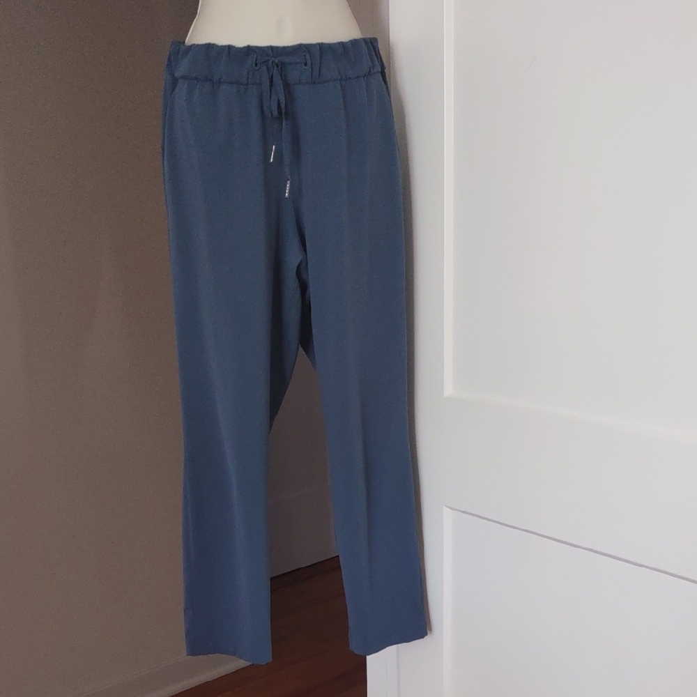 lululemon athletica Slate Blue Straight-Leg Drawstring Pants - Size 10